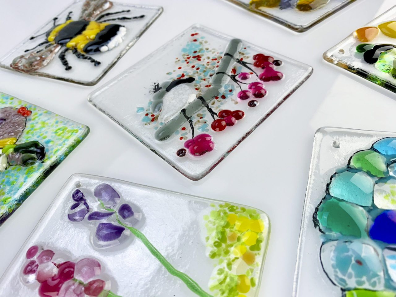 Fused glass creations tile group