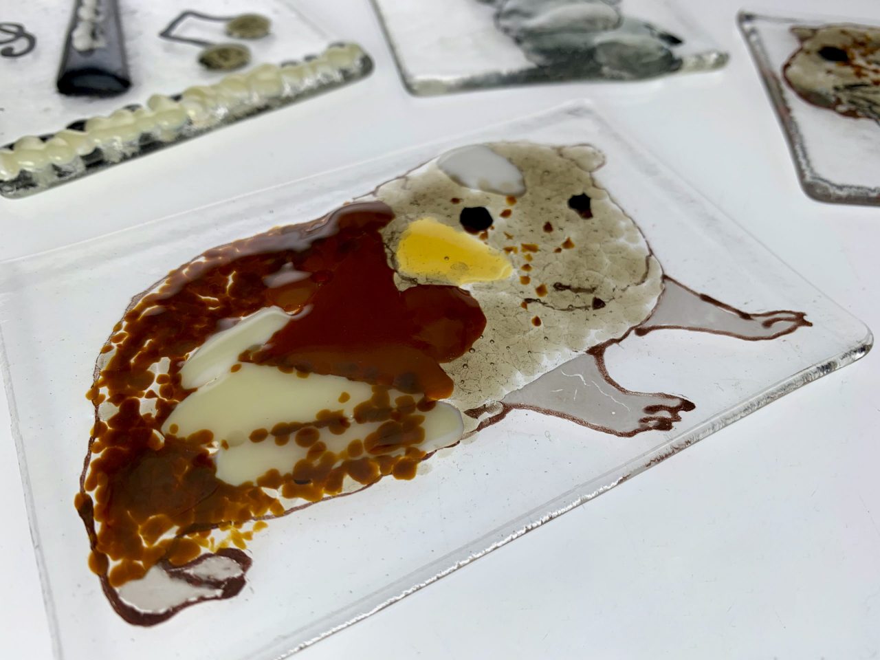 Fused glass workshops – Guinea pig design