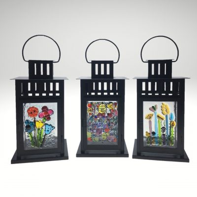 Fused glass lantern – Group